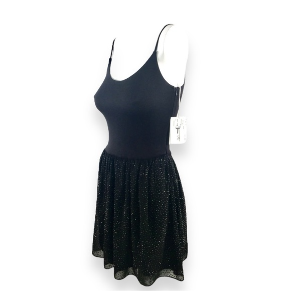 Joe's Jeans Black Sparkle Ballet Dress Balletcore size Small - Picture 5 of 11